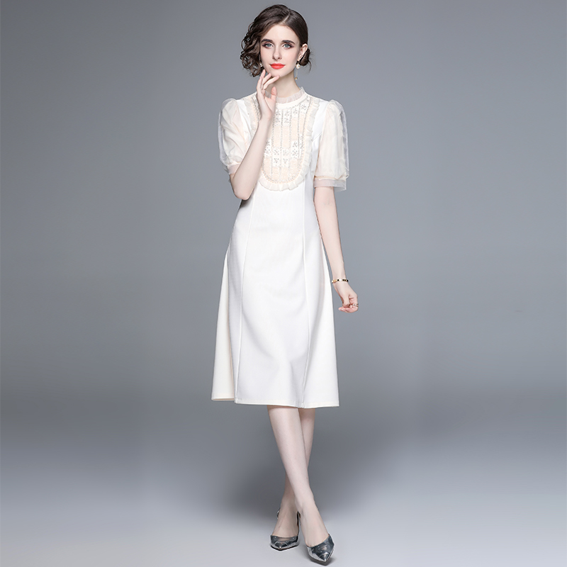 ชุดเดรสยาวสวยๆ ชุดเดรสยาวใส่สบาย ใส่ทำงาน มีขนาดS M L XL 2XL