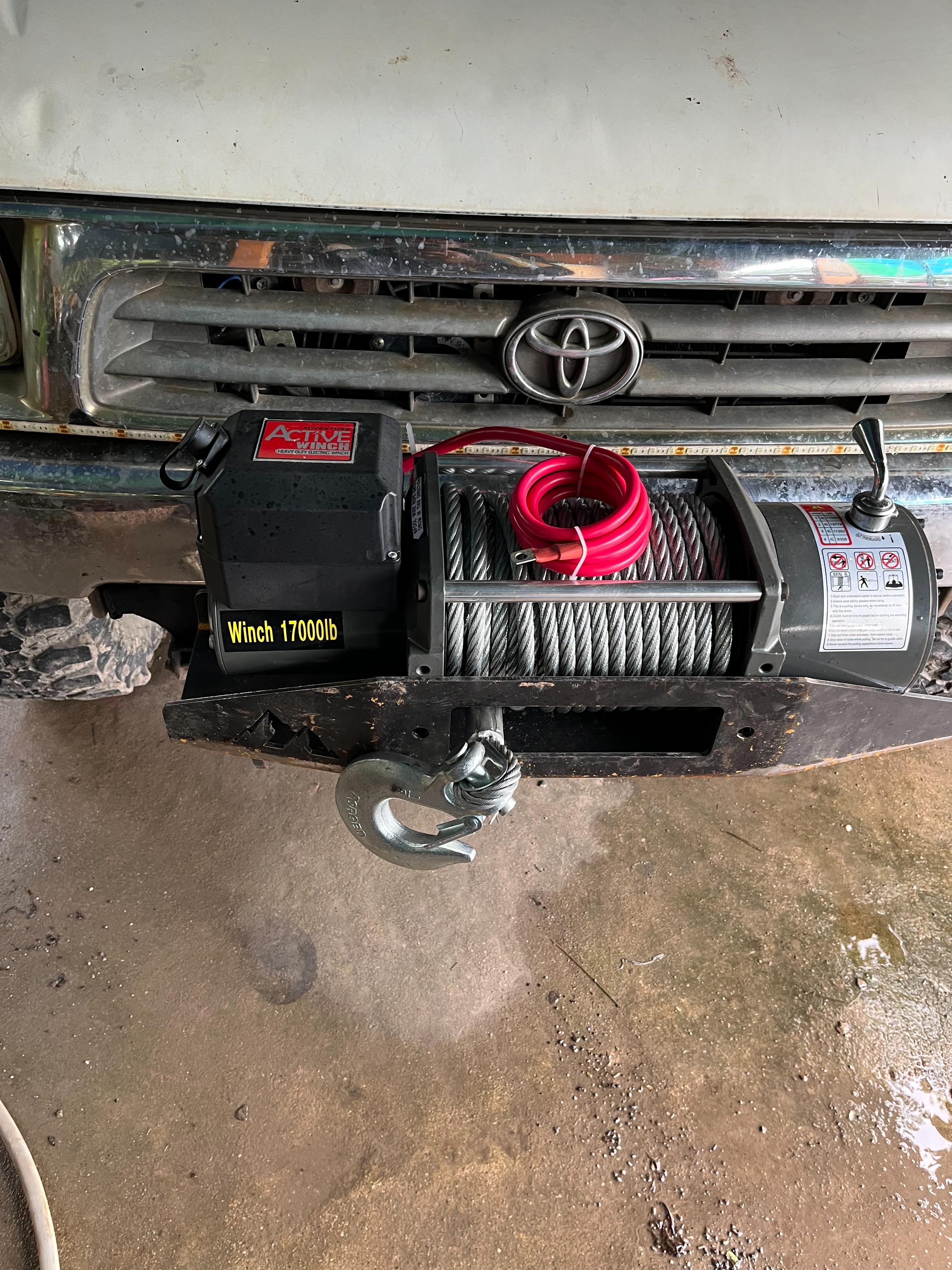 วินซ์ไฟฟ้า17000 ปอน 7.6 ตัน