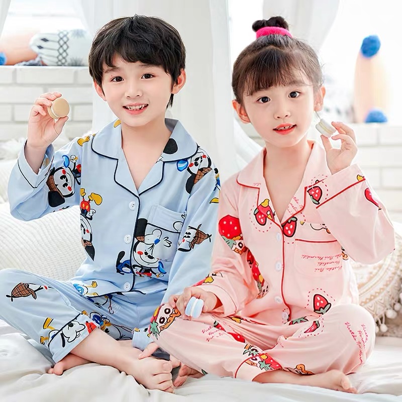 ชุดนอนเด็กชาย แขนยาว พร้อมส่ง