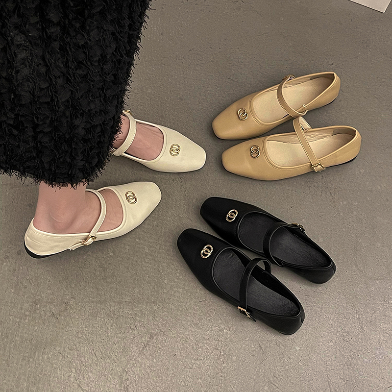 รองเท้าคัทชูผู้หญิงส้นเตี้ย ใส่สบาย มีขนาด35-40