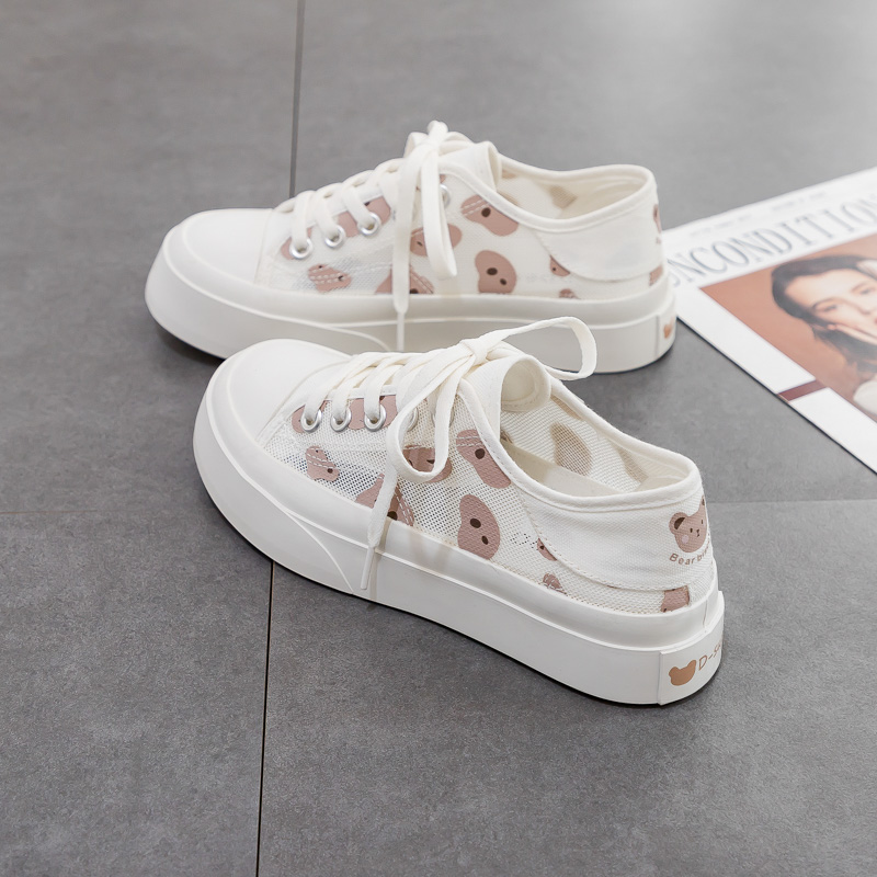 รองเท้าผ้าใบผู้หญิง ใส่สบาย รองเท้าผ้าใบใส่เที่ยวผู้หญิง มีSIZE 35 36 37 38 39 40