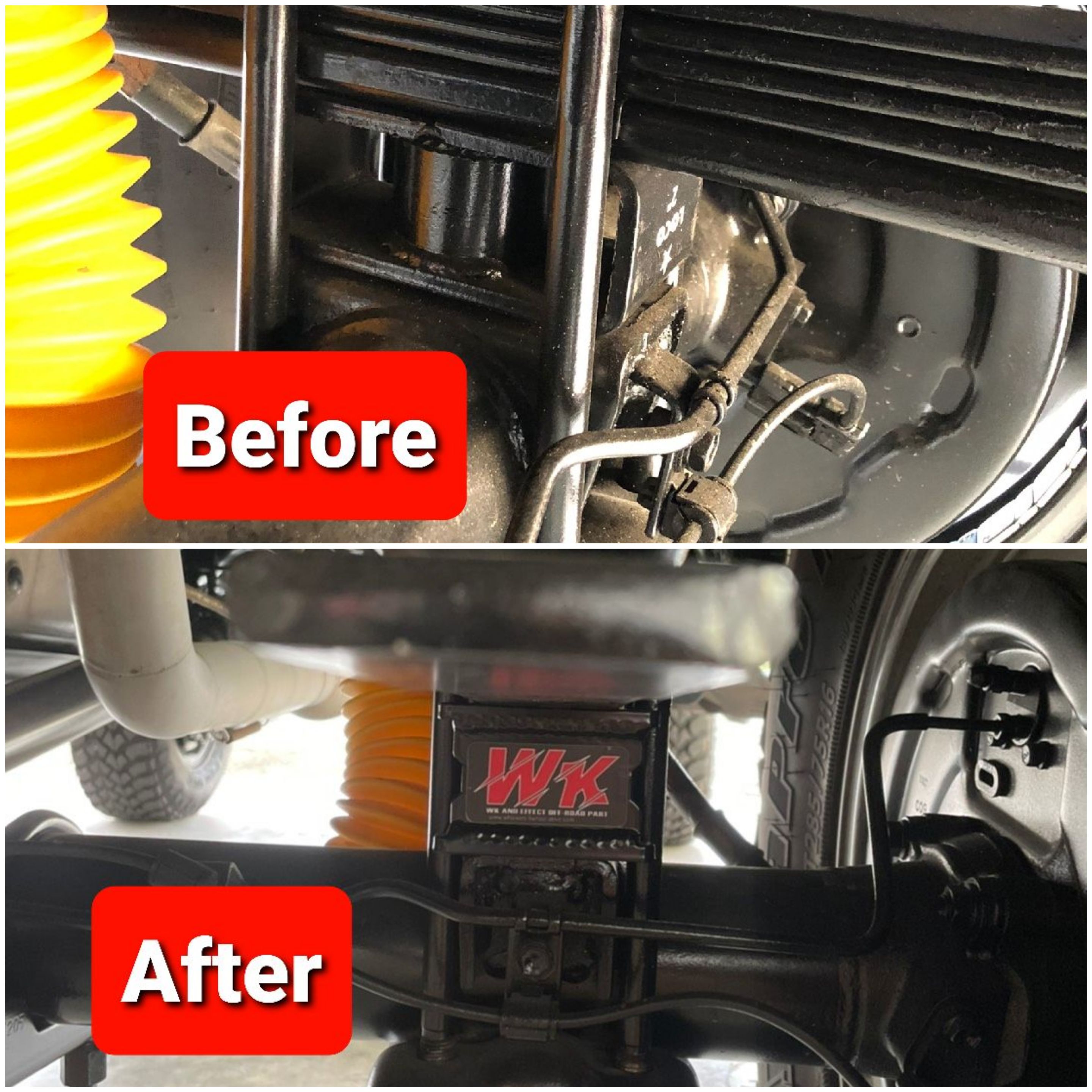 ก้อนรองเพลาหลังปรับองศา 4 นิ้ว