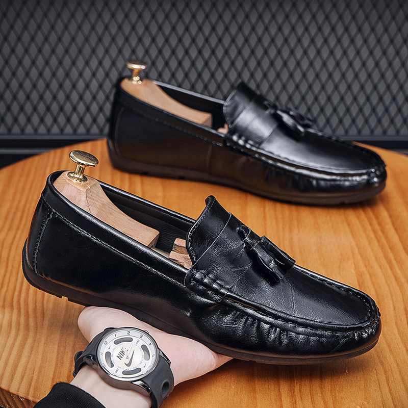 รองเท้าหนังผู้ชาย มีไซส์39-44 รองเท้าโลฟเฟอร์ชาย Slip-On Shoes มีขนาด39-44
