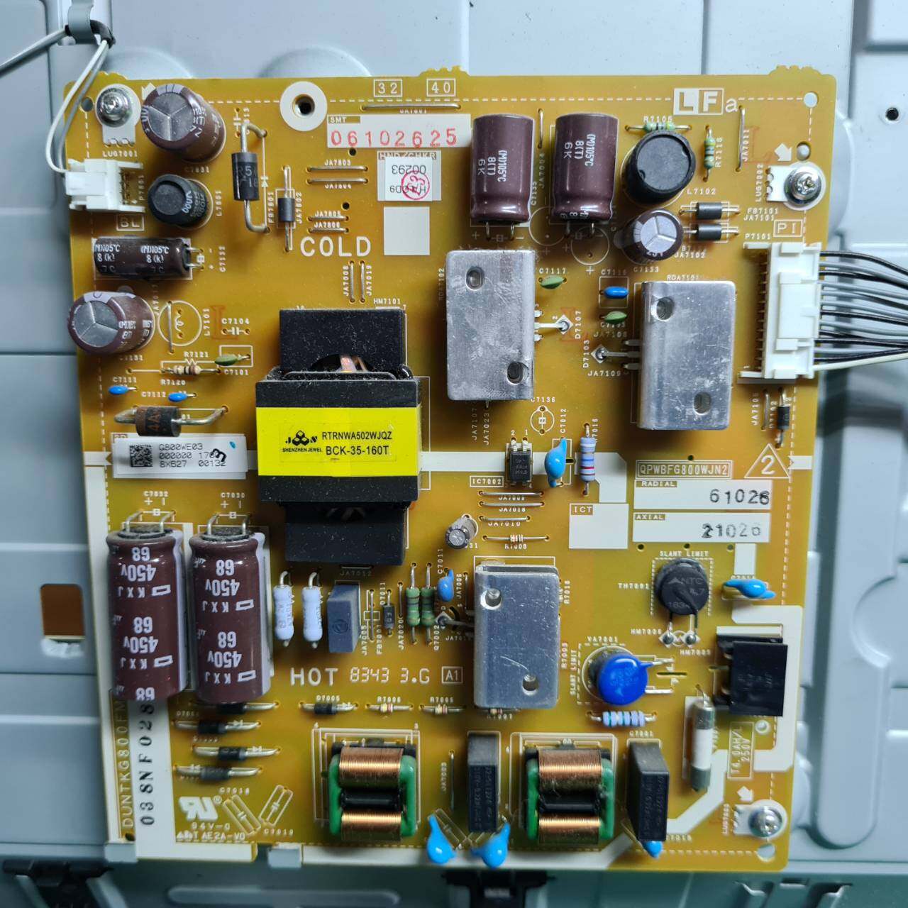 Power Supply SHARP LC-32SA4500X , 2T-C32BG1X : QPWBFG800WJN2/N4