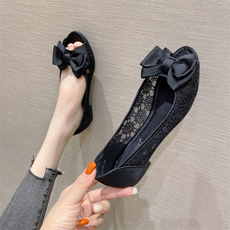 รองเท้าคัทชูผู้หญิงส้นเตี้ย ใส่สบาย มีขนาด35-40