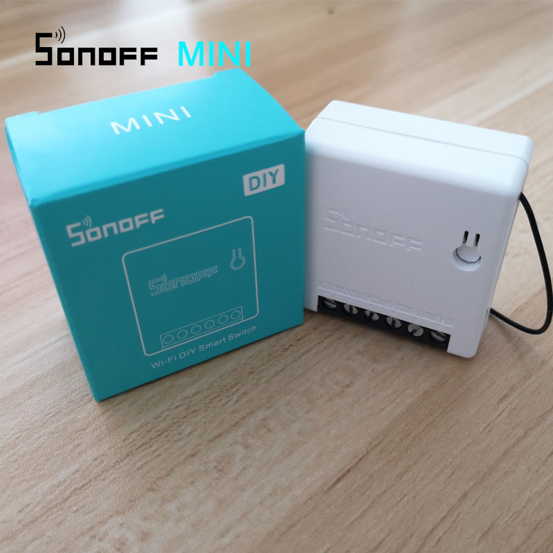 สมาร์ทสวิทช์ไร้สาย Sonoff ฺMini - สั่งผ่านมือถือ WiFi Smart Switch for Smart Home (อับโหลดโปรแกรมใหม่ได้)