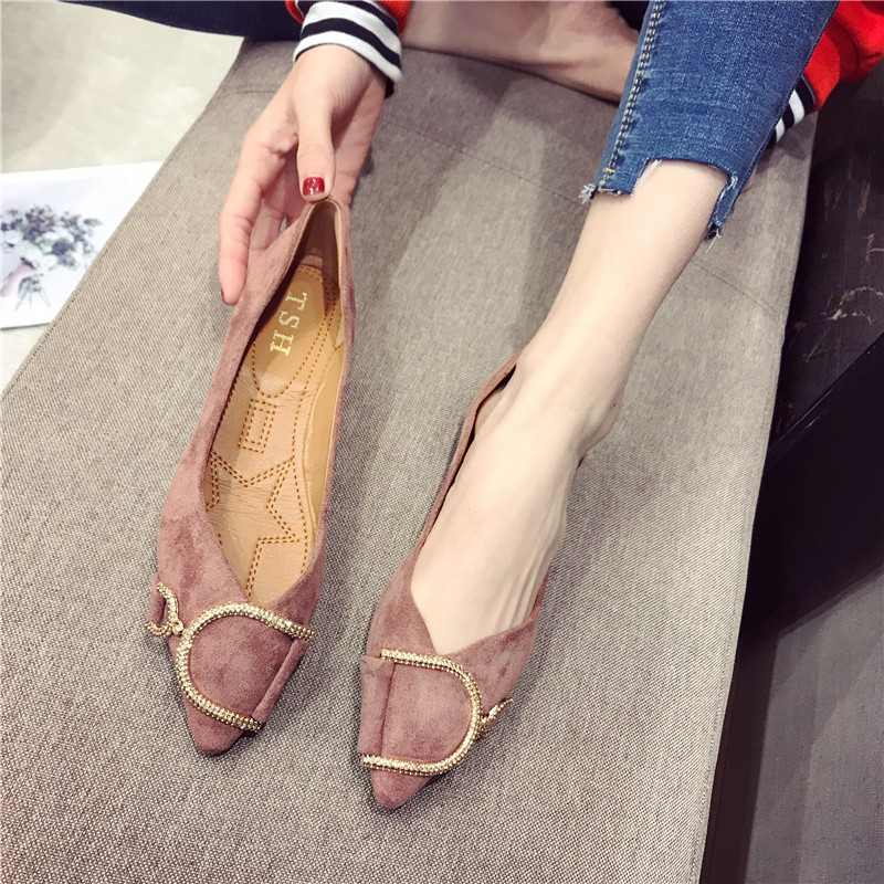 รองเท้าคัทชูผู้หญิงส้นเตี้ย ใส่สบาย มีขนาด35-40