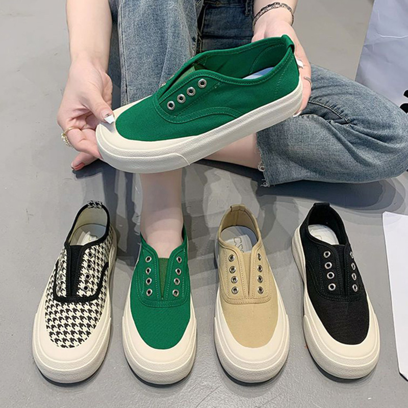 รองเท้าผ้าใบผู้หญิง ใส่สบาย รองเท้าผ้าใบใส่เที่ยวผู้หญิง มีSIZE 35 36 37 38 39 40
