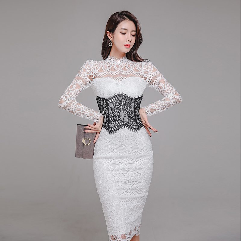 ชุดเดรสยาวสวยๆ สไตล์เกาหลี มีขนาด S M L XL สนใจทักแชท