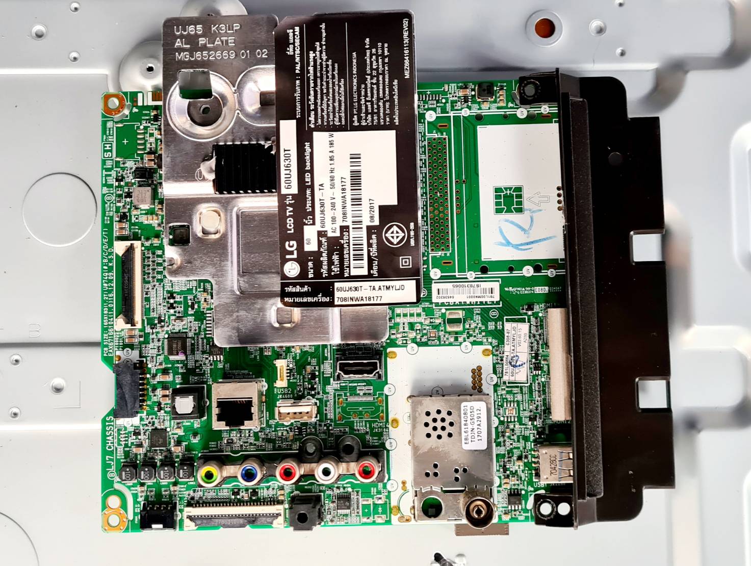 Main Board LG (เมนบอร์ด แอลจี) 60UJ630T-TA : EBU64165301