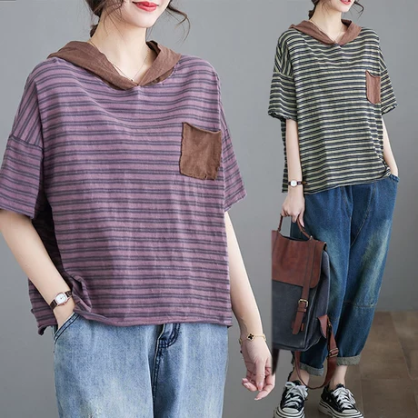 เสื้อยืดแขนยาว มีฮู้ด มีขนาด S M L XL สนใจทักแชท