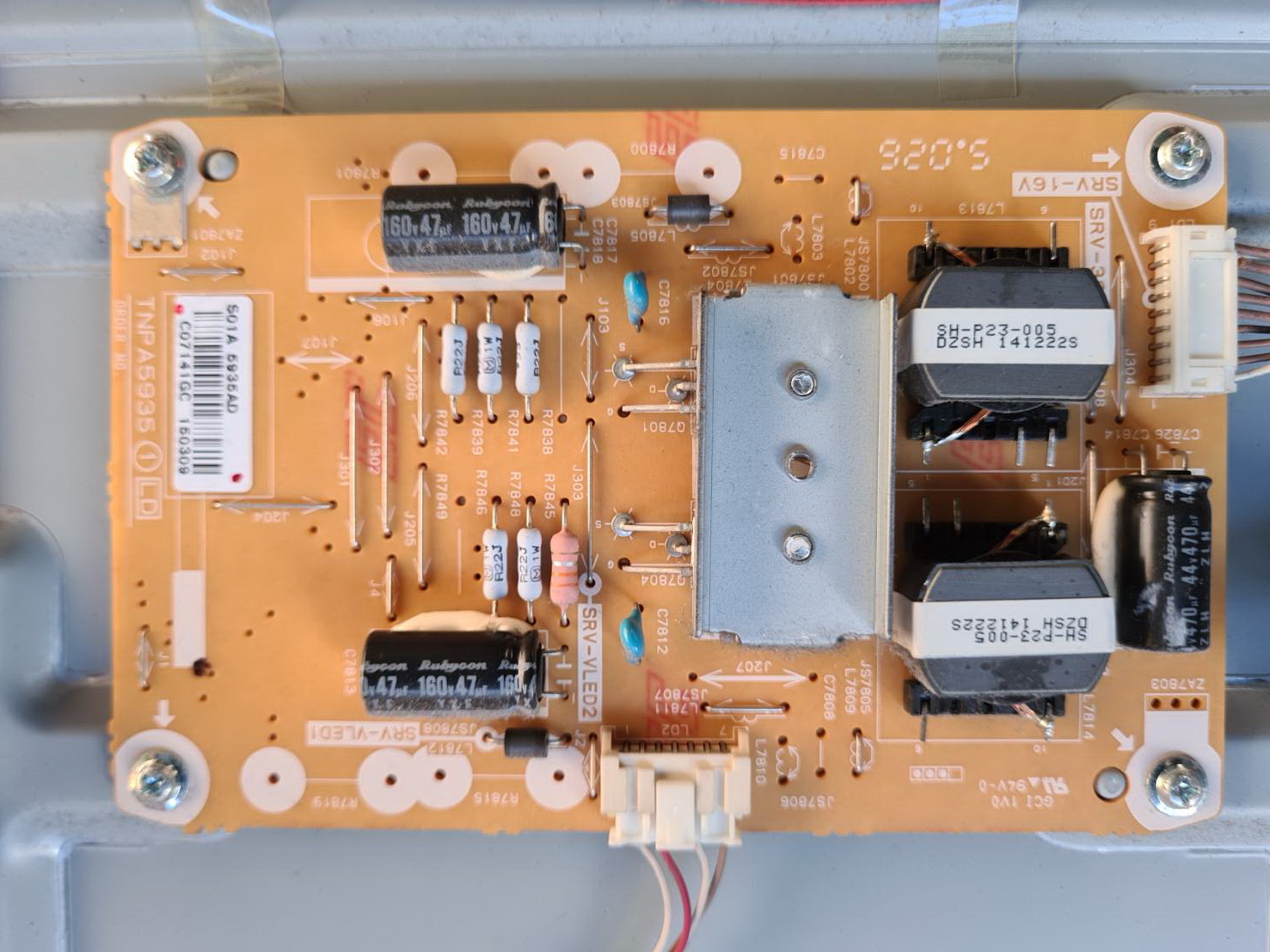 DRIVE INVERTER TH-42A410T:TH-42AS610T :TH-43DS630T :TH-49DS630T :TNPA5935