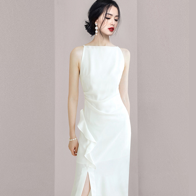 ชุดเดรสยาวสวยๆ สไตล์เกาหลี มีขนาด S M L XL สนใจทักแชท