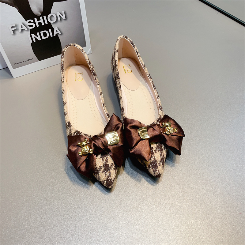 รองเท้าคัทชูผู้หญิงส้นเตี้ย ใส่สบาย มีขนาด35-40