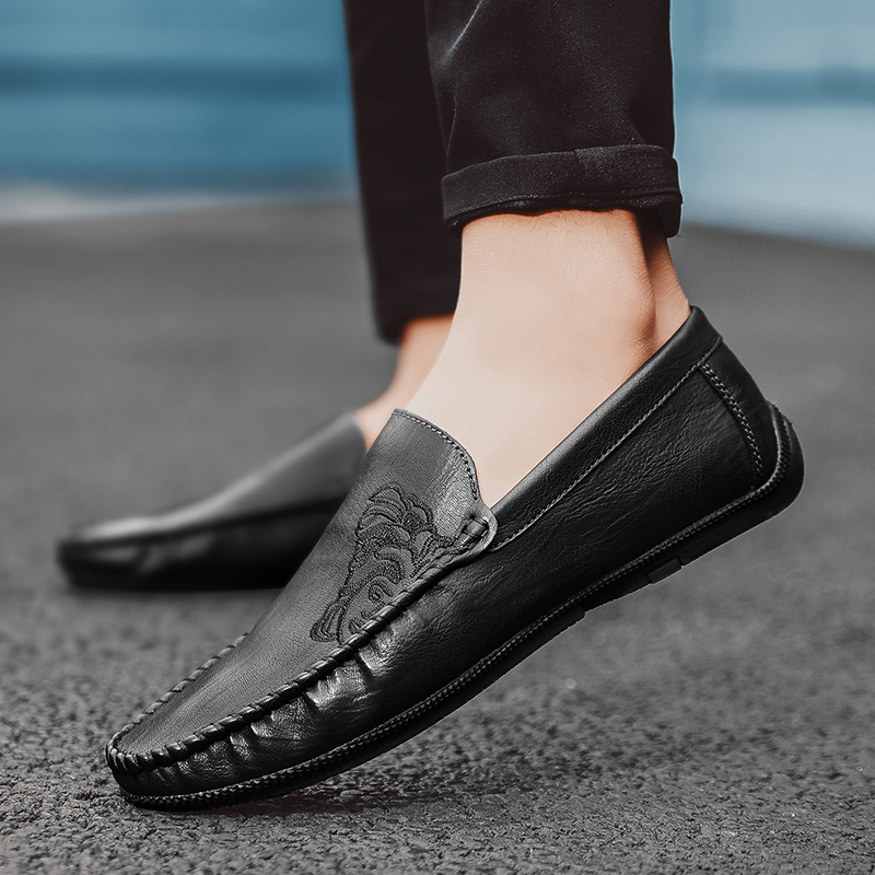 รองเท้าหนังผู้ชาย มีไซส์39-44 รองเท้าโลฟเฟอร์ชาย Slip-On Shoes มีขนาด39-44