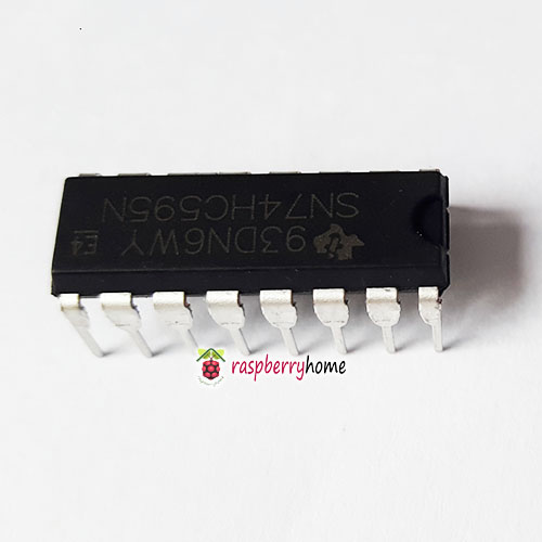 IC ขยายขาบอร์ด Arduino 74HC595N 8BIT SHIFT REGISTERS WITH 3 STATE OUTPUT REGISTERS DIP-16