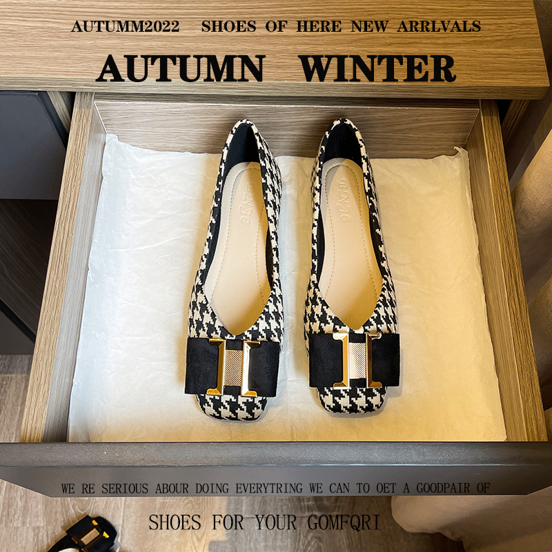 รองเท้าคัทชูผู้หญิงส้นเตี้ย ใส่สบาย มีขนาด35-43