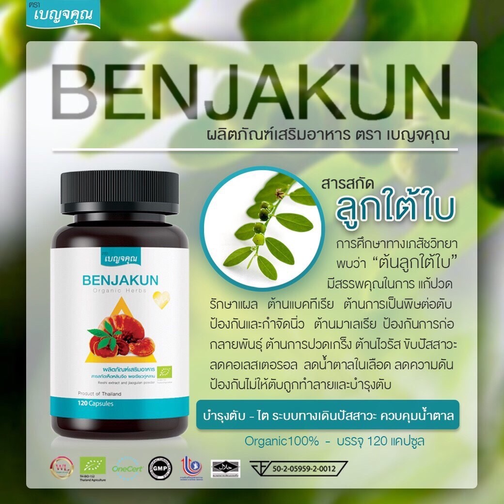 Auswelllife Benjakun + Royal Jelly 2180 เบญจคุณ นมผึ้ง 60 แคปซูล