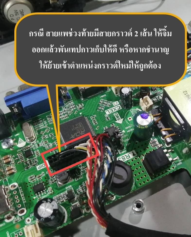 Main Board Family LED24H เมนูภาษาไทย มีรีโมท (บอร์ดทดแทน)