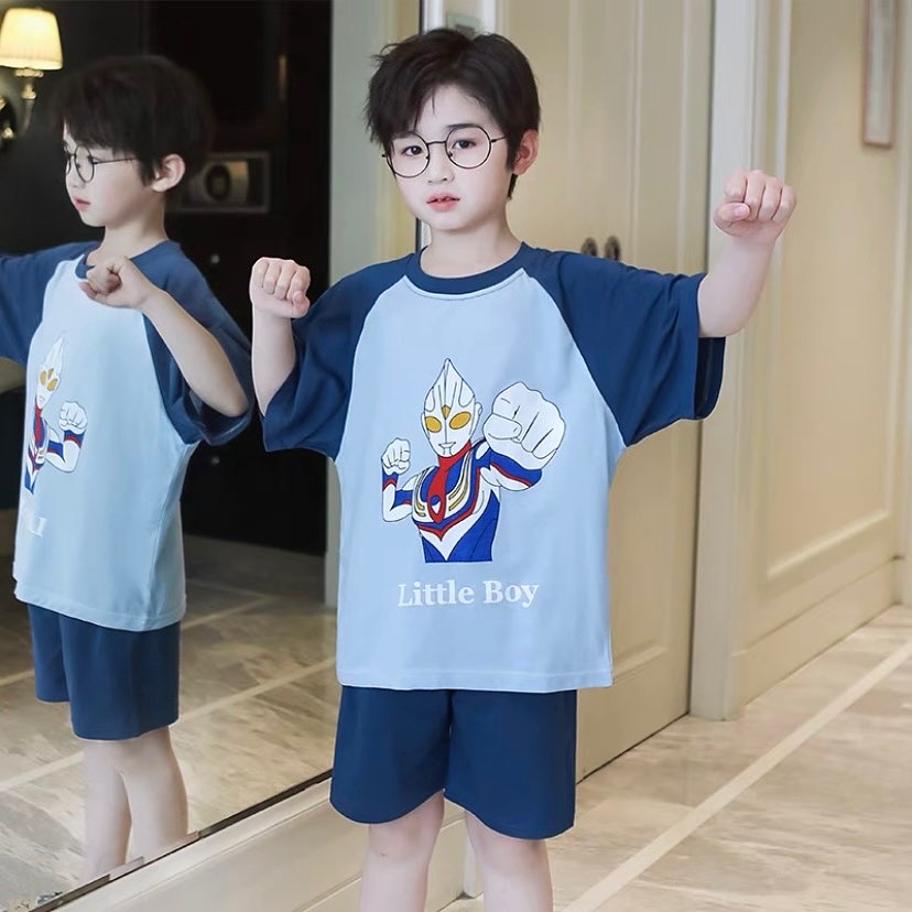 ชุดนอนเด็กชายเด็กเล็ก ขาสั้น พรีออเดอร์