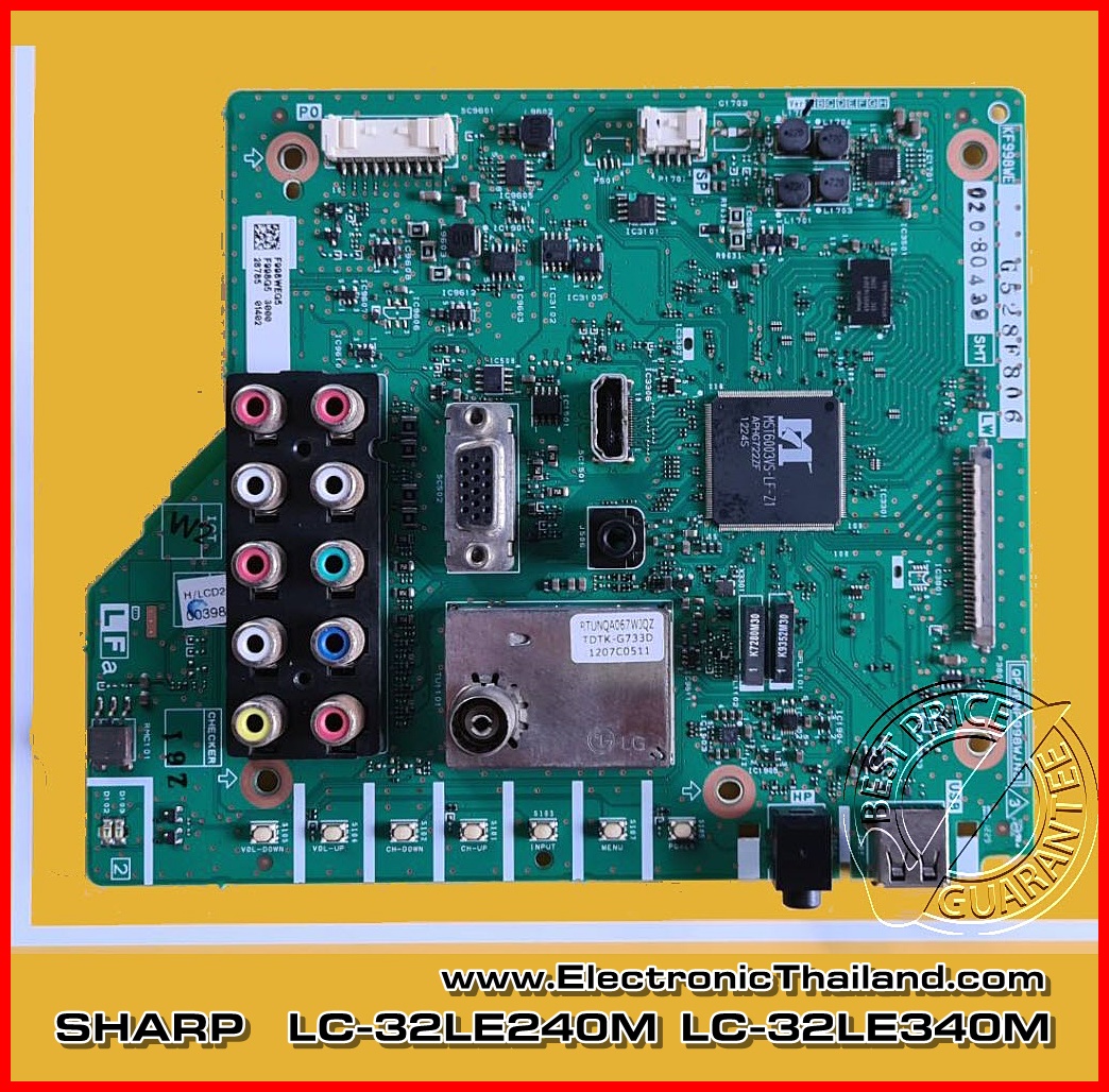 Main Board SHARP LC-32LE240M LC-32LE340M : QPWBNF998WJN3