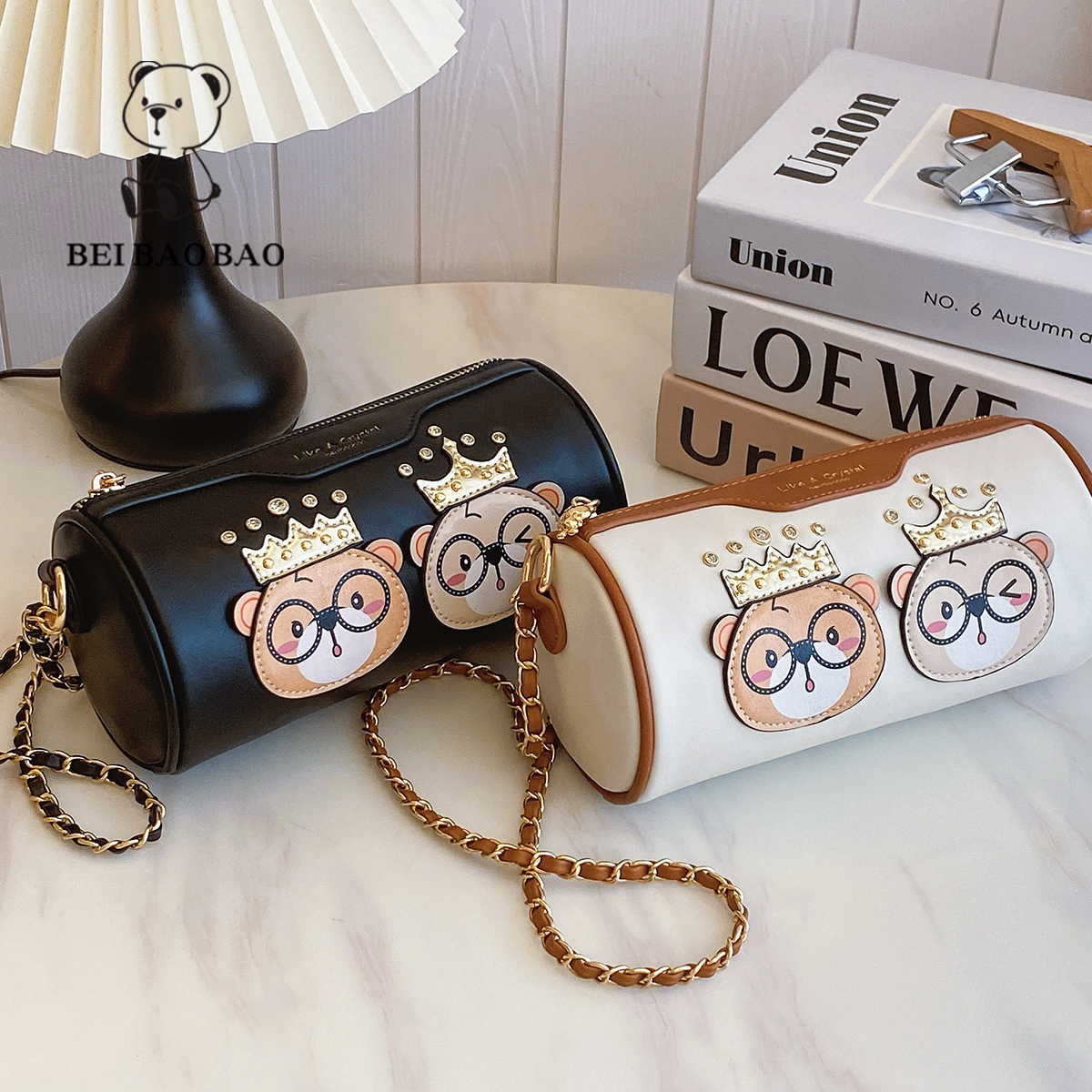 กระเป๋าผู้หญิงสวยๆ กระเป๋าสะพายข้างผู้หญิง กระเป๋าแบรนด์ BEAR BAG กระเป๋าหมีสุดคิ้ว!