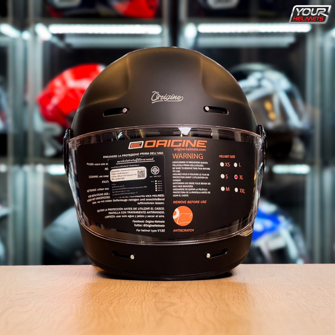 หมวกกันน็อค Origin รุ่น Vega DISTINGUISHED MATT BLACK ( สีด้าน )