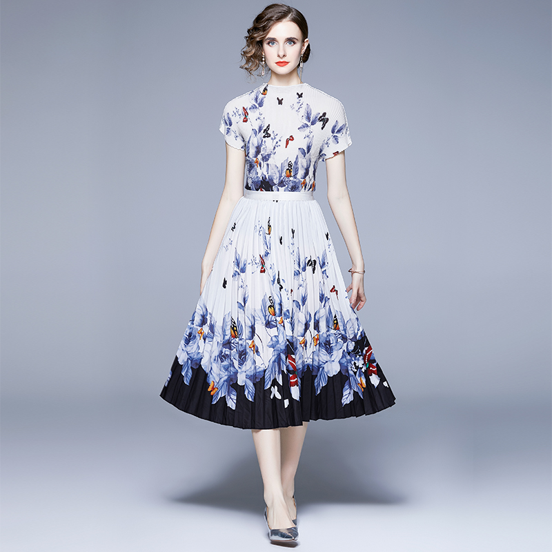 ชุดเดรสยาวสวยๆ ชุดเดรสยาวใส่สบาย ใส่ทำงาน มีขนาดS M L XL 2XL