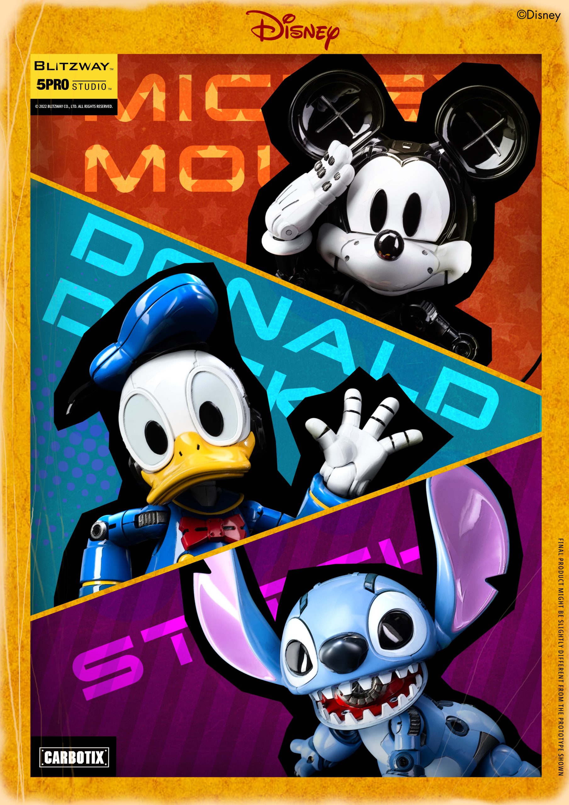 BLITZWAY X 5PRO CARBOTIX MICKEY MOUSE & DONALD DUCK & STITCH