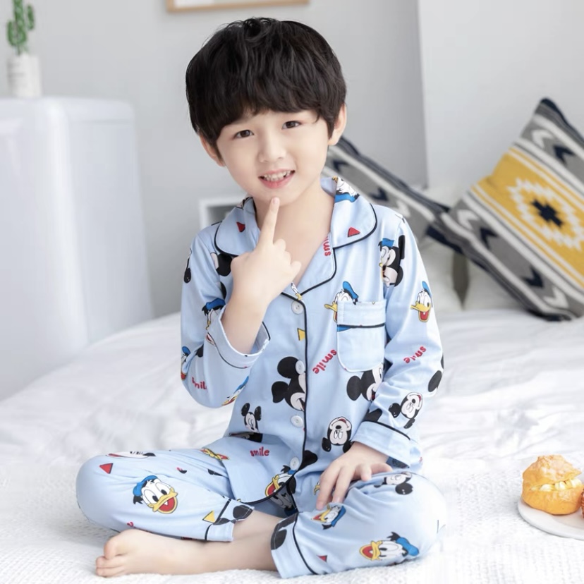 ชุดนอนเด็กชาย แขนยาว พร้อมส่ง