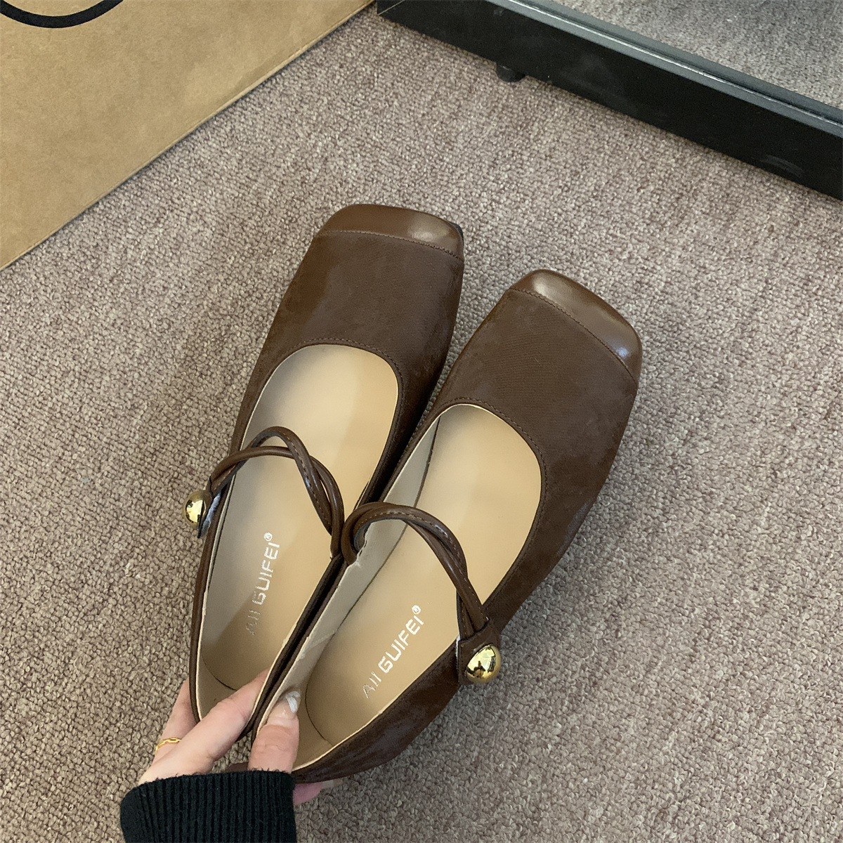 รองเท้าคัทชูผู้หญิงส้นเตี้ย ใส่สบาย มีขนาด35-43