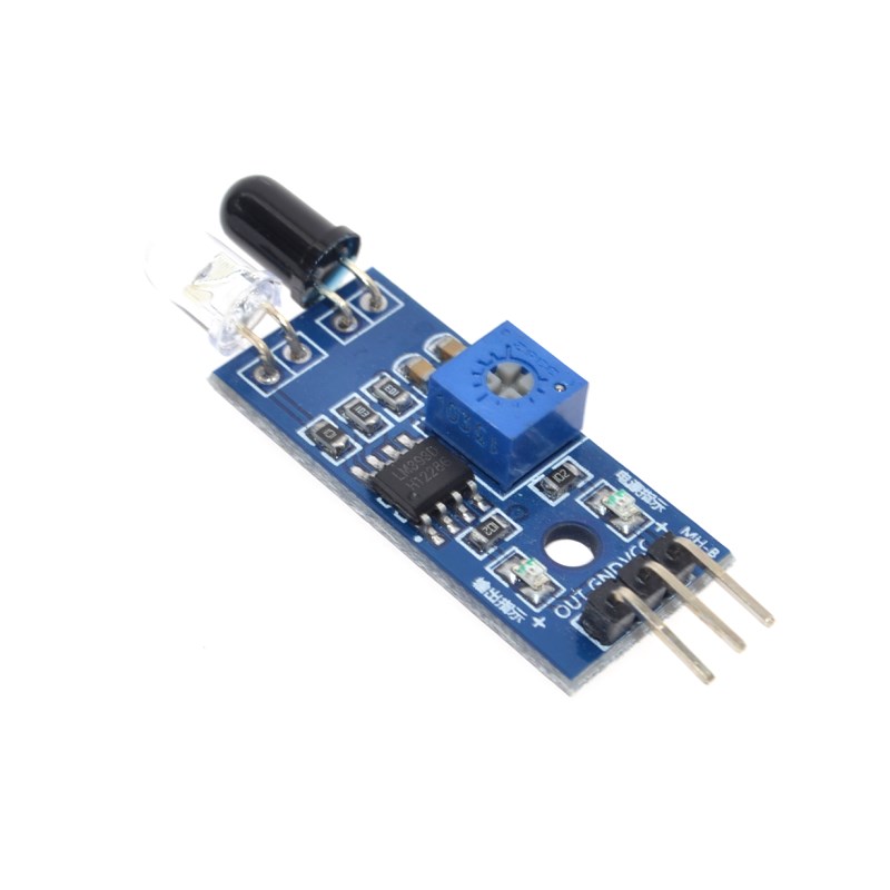 โมดูลอินฟราเรดหลีกเลี่ยงสิ่งกิีดขวาง Smart Electronics New for Arduino Diy Smart Car Robot Reflective Photoelectric 3pin IR Infrared Obstacle Avoidance Sensor Module