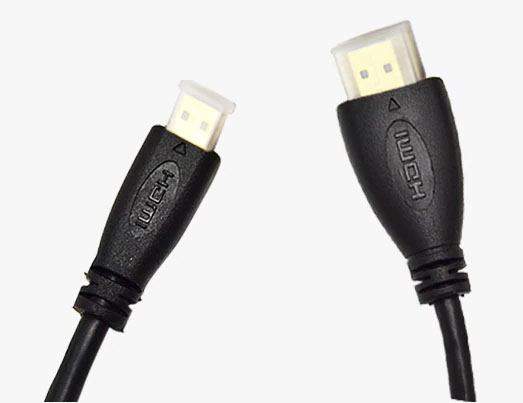 สาย Micro HDMI to HDMI Cable 1.4V ยาว 1.5 เมตร สำหรับต่อจอภาพ Raspberry PI 4 และจอทีวี