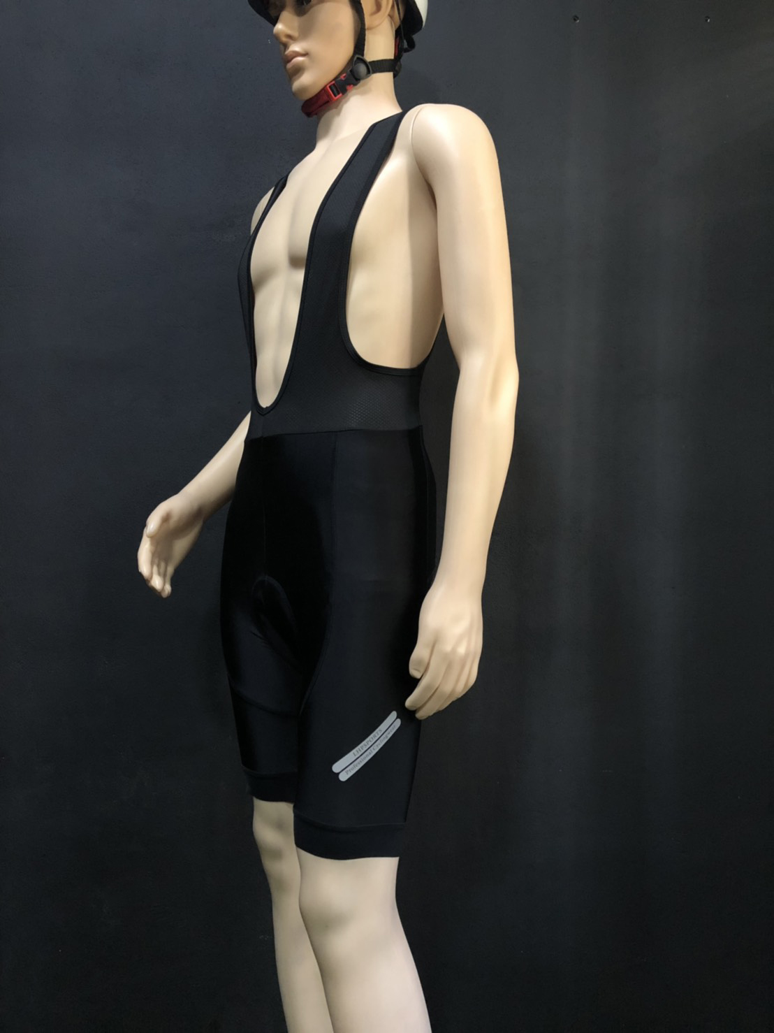 กางเกงปั่นจักรยาน เอี๊ยมขาสั้น เป้าเจล 7D ปลายต่อขาเลเซอร์คัท