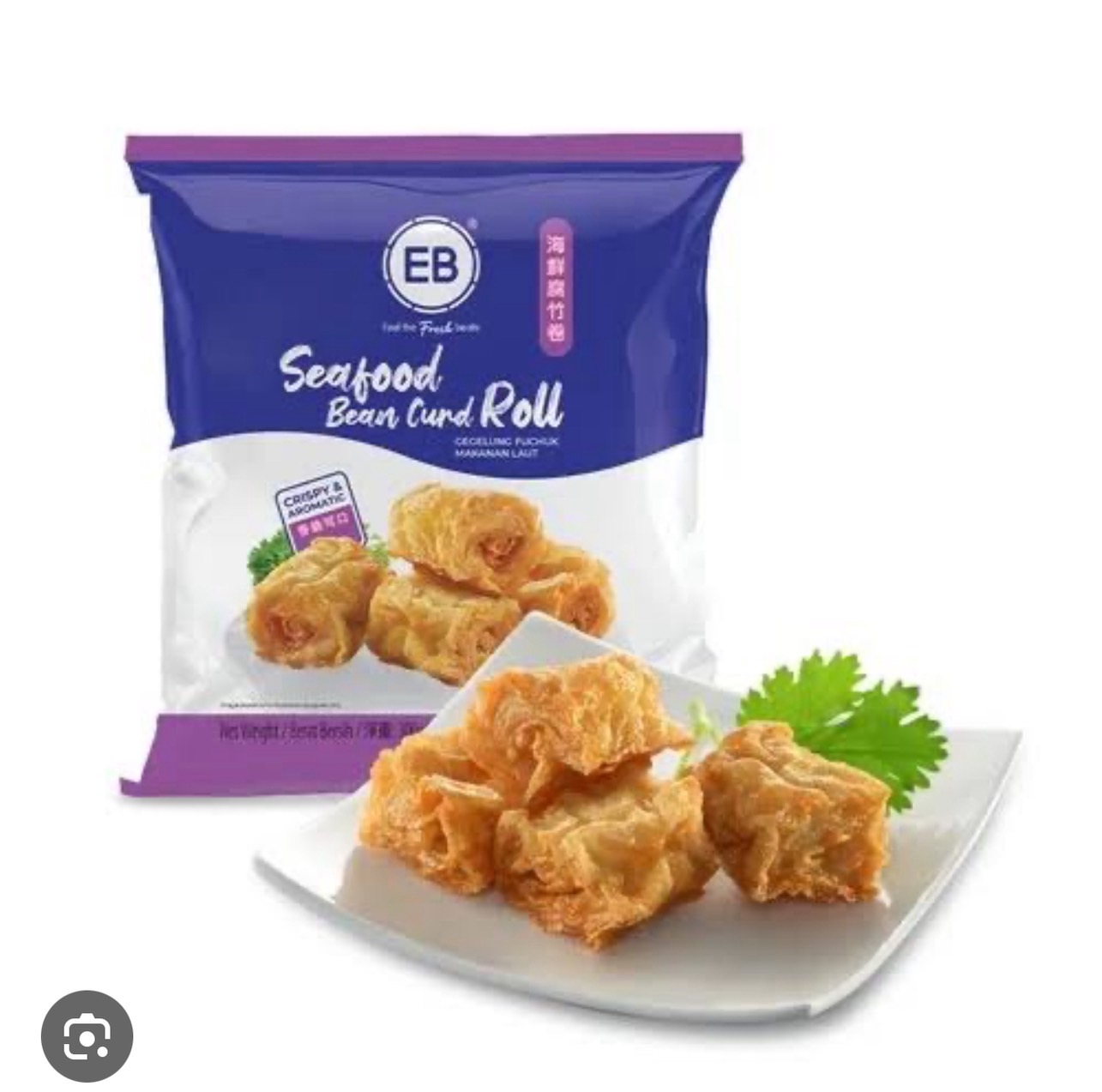 ฟองเต้าหู้ห่อเนื้อปลา 1KG/PACK SEAFOOD BEAN CURD ROLL