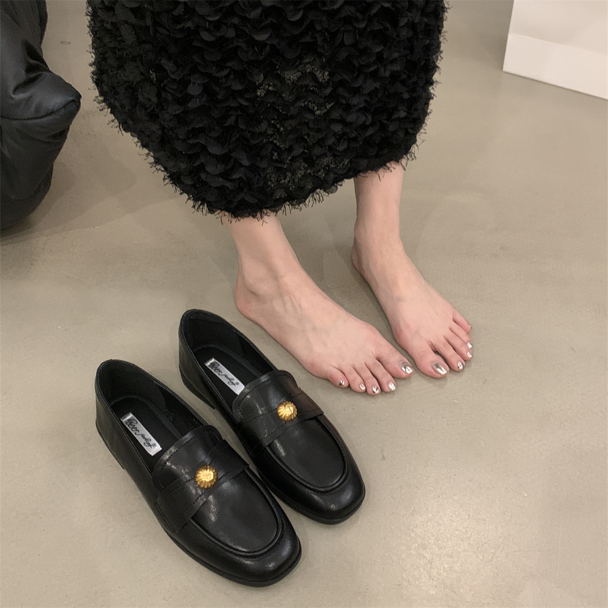 รองเท้าคัทชูผู้หญิงส้นเตี้ย ใส่สบาย มีขนาด35-43