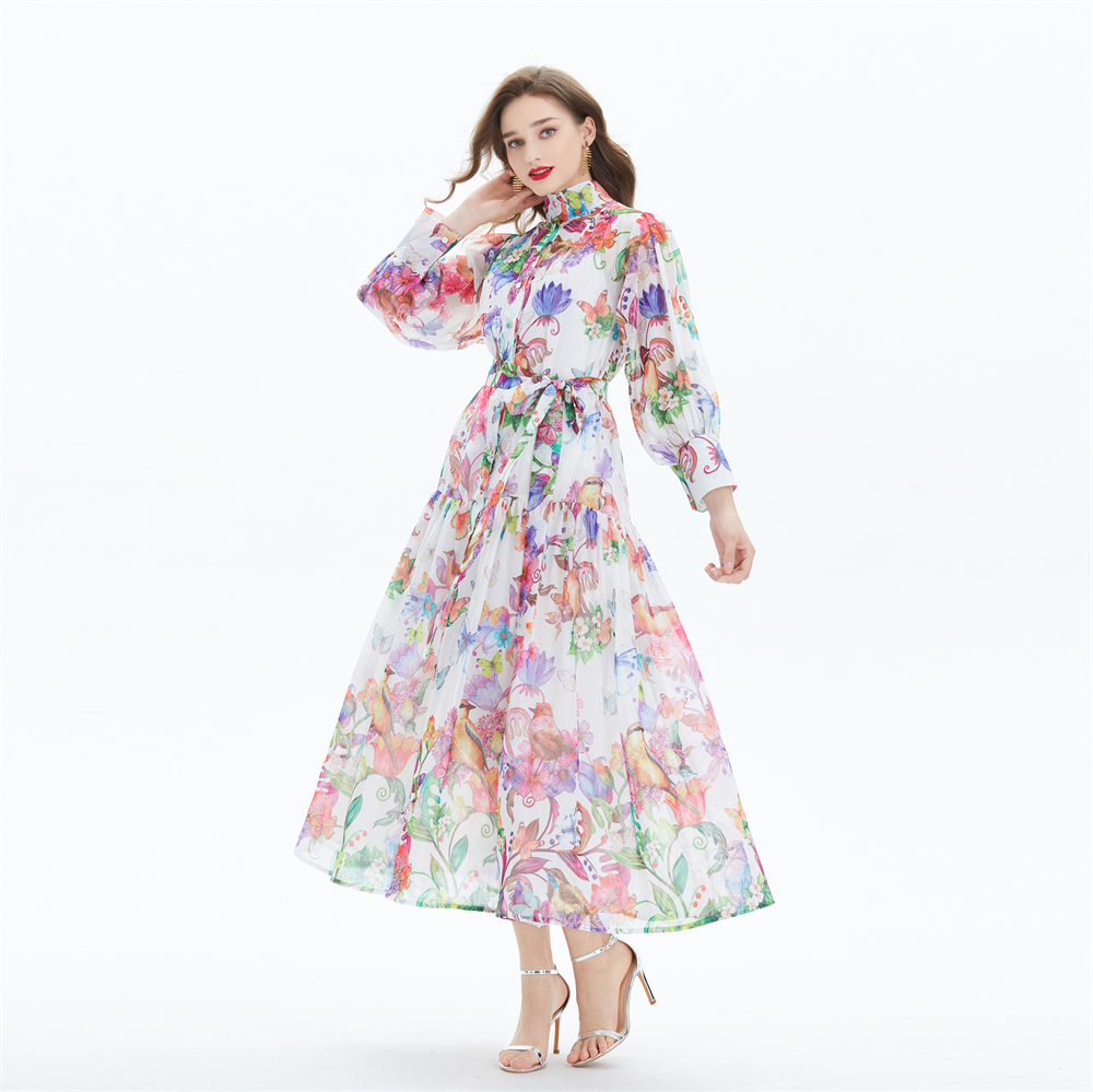 ชุดเดรสยาวสวยๆ ชุดเดรสยาวใส่สบาย ใส่ทำงาน มีขนาดS M L XL 2XL