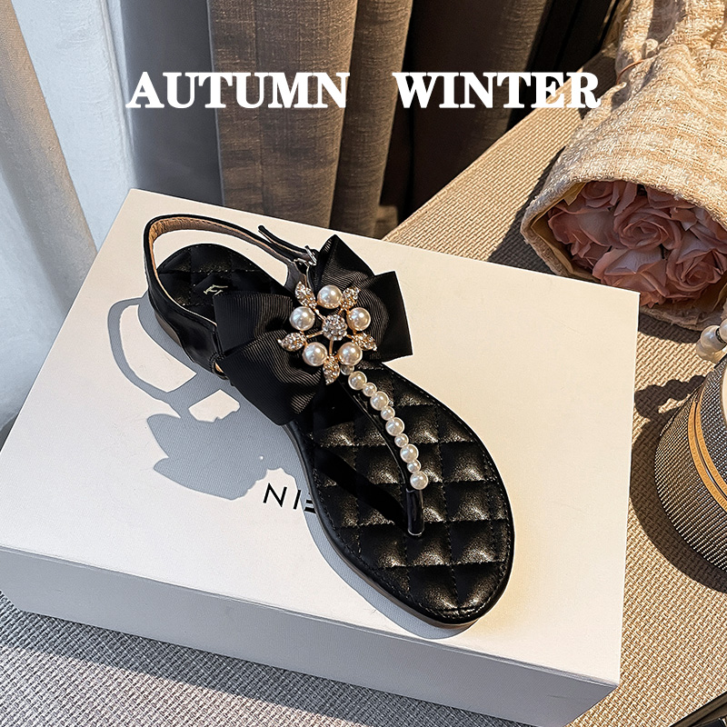 รองเท้าแตะผู้หญิงส้นเตี้ย ใส่สบาย มีขนาด35-43