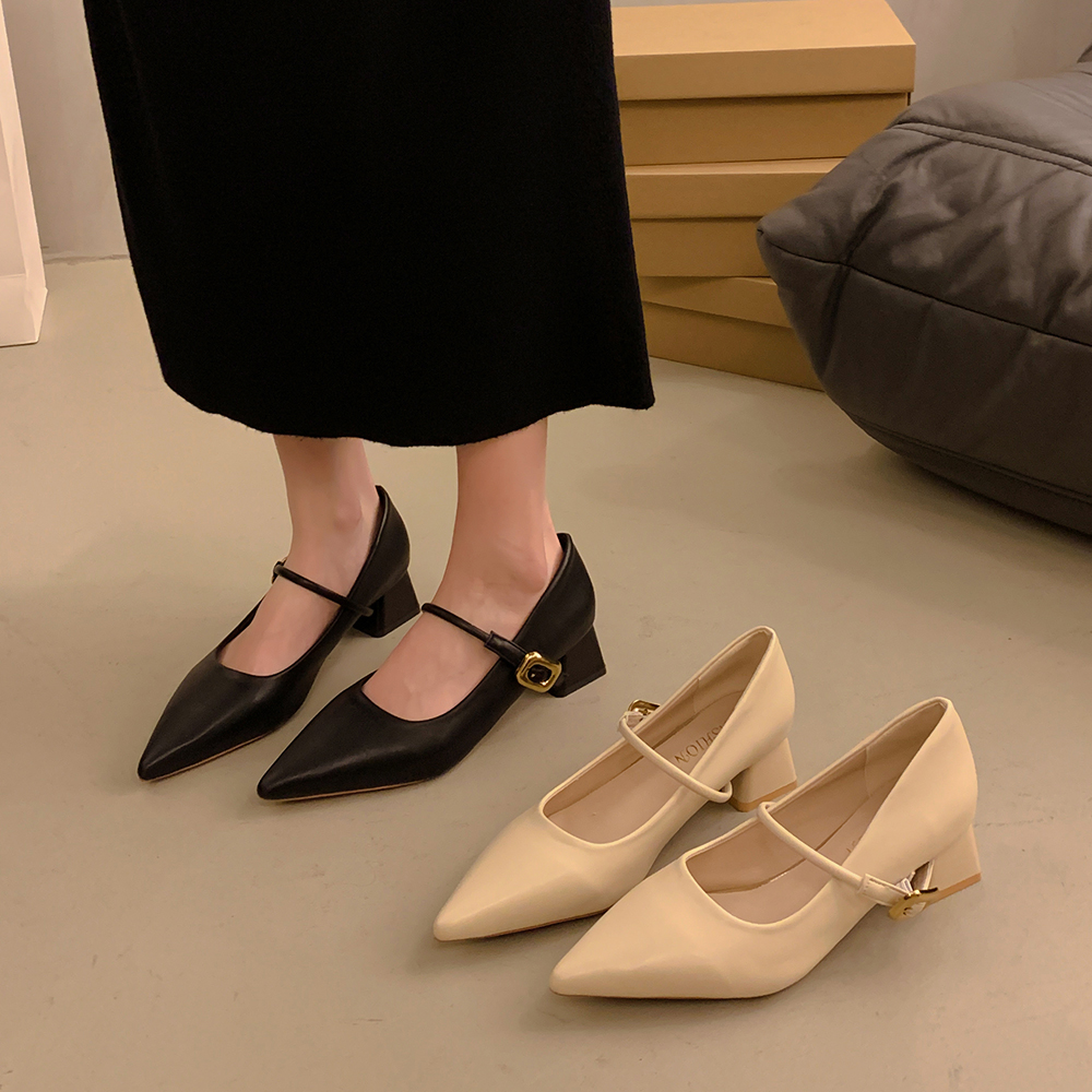รองเท้าคัทชูผู้หญิงส้นเตี้ย ใส่สบาย มีขนาด35-40