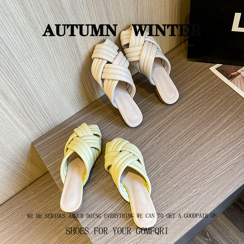 รองเท้าคัทชูผู้หญิงส้นเตี้ย ใส่สบาย มีขนาด35-43