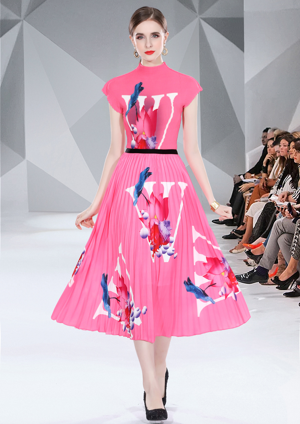 ชุดเดรสยาวสวยๆ ชุดเดรสยาวใส่สบาย ใส่ทำงาน มีขนาดS M L XL 2XL