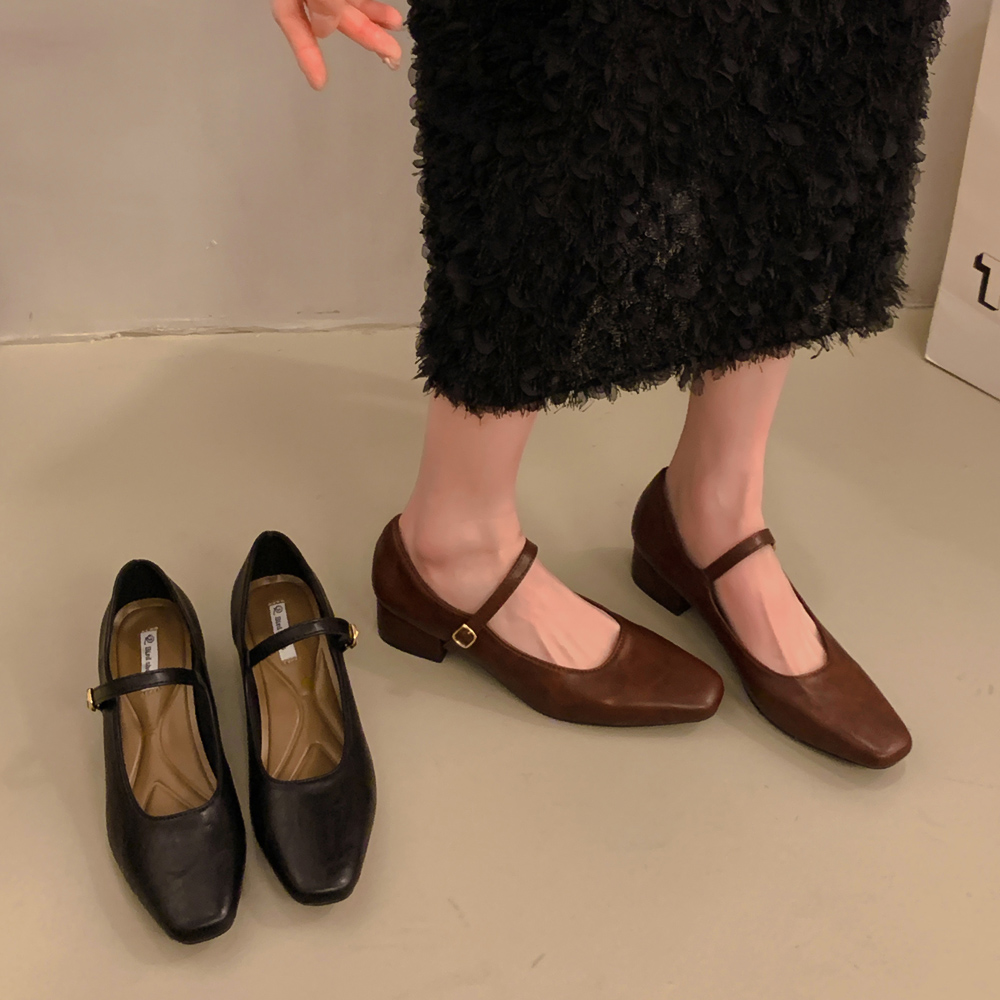 รองเท้าคัทชูผู้หญิงส้นเตี้ย ใส่สบาย มีขนาด35-40