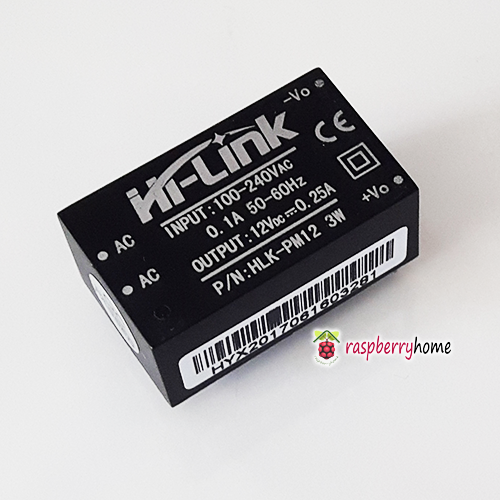 โมดูลแปลงไฟ HLK-PM12 220V AC to 12V DC isolation Step-down power supply module Smart home switch