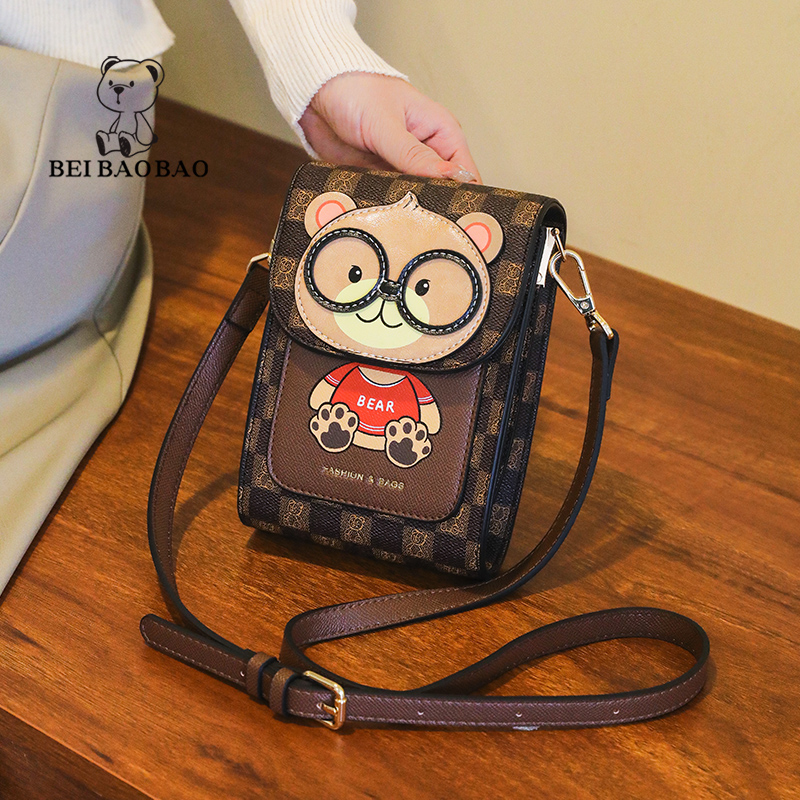 กระเป๋าผู้หญิงสวยๆ กระเป๋าสะพายข้างผู้หญิง กระเป๋าแบรนด์ BEAR BAG กระเป๋าหมีสุดคิ้ว!
