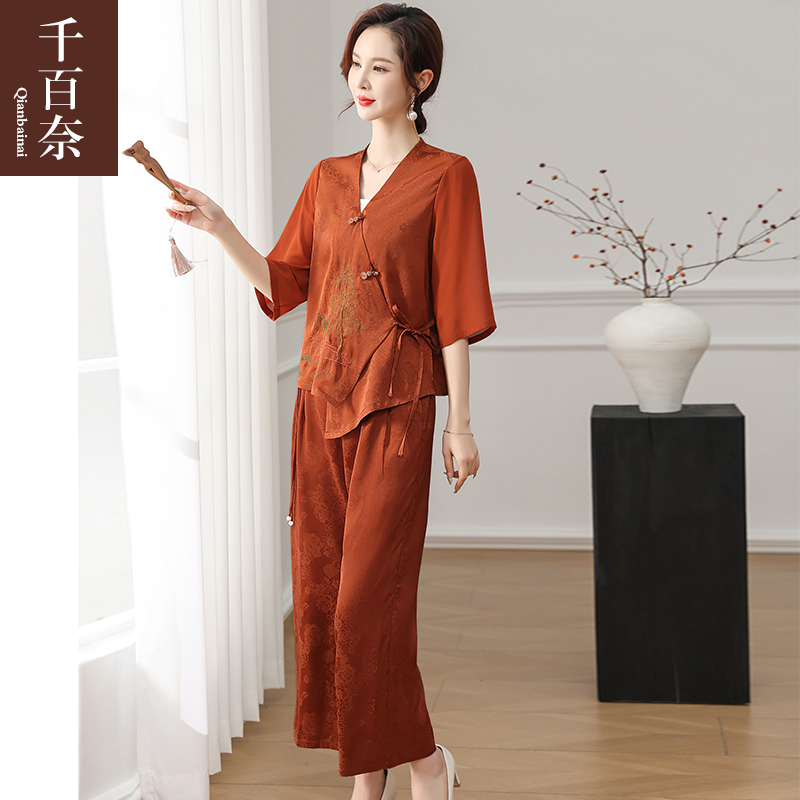 เสื้อผ้าผู้สูงอายุหญิง แฟชั่น เสื้อผ้าผู้หญิงวัย 60 มีขนาด XL-4XL