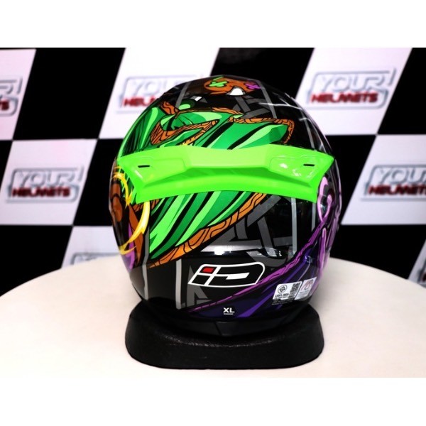 หมวกกันน็อค ID HELMETS รุ่น SPARTAN BT WIZARD METT GUN GREY