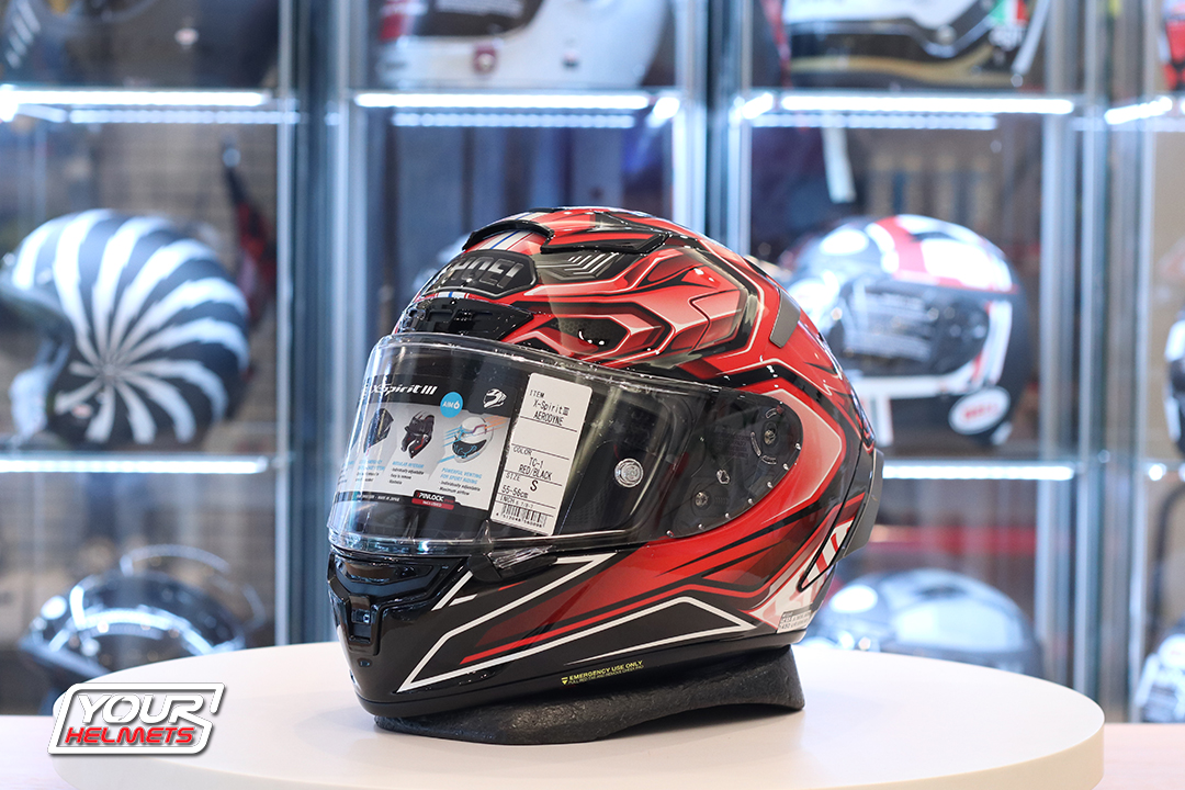 หมวกกันน็อค SHOEI HELMETS รุ่น X-SPIRIT III AERODYNE TC-1