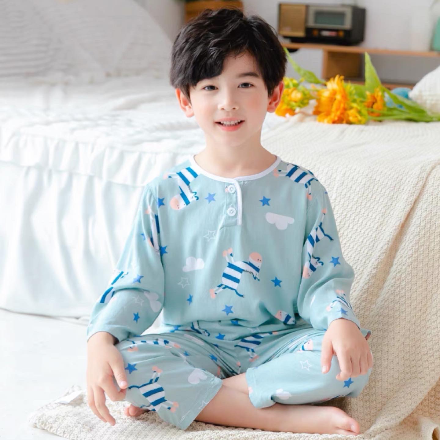 พรีออเดอร์ ชุดนอนคอตตอนผ้าบาง แบบใหม่
