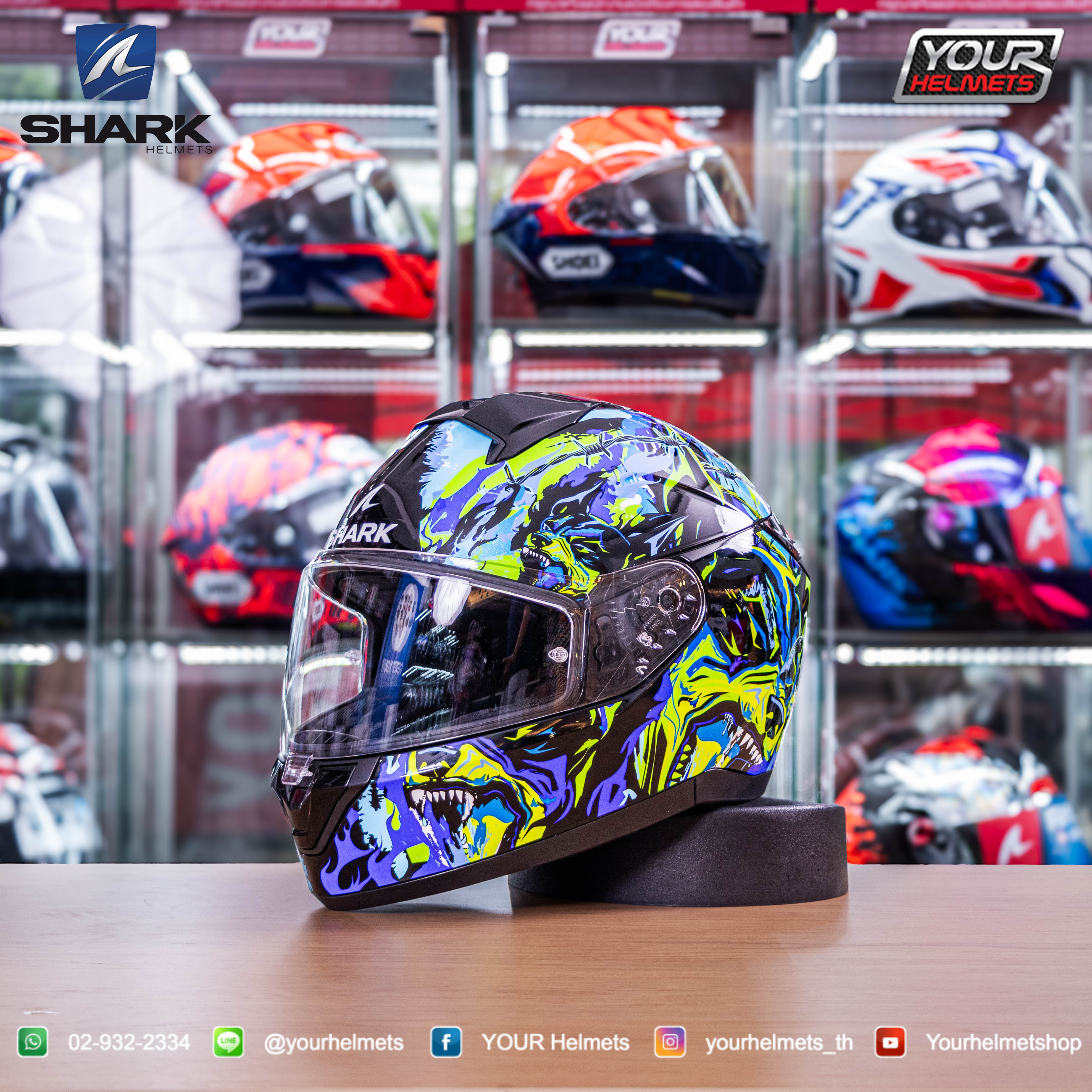 หมวกกันน็อค SHARK HELMETS รุ่น RIDILL 2
