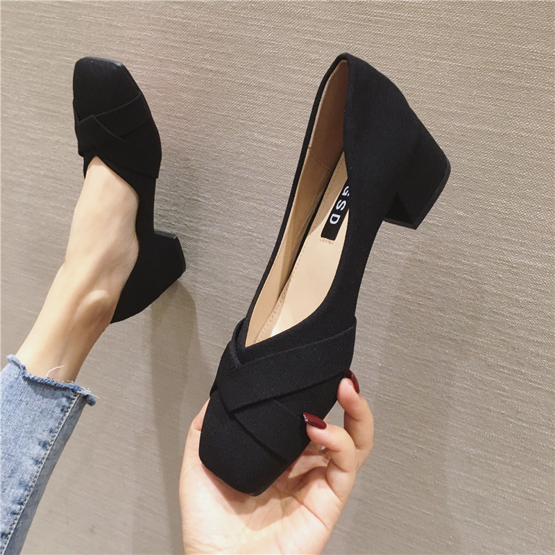 รองเท้าคัทชูผู้หญิงส้นเตี้ย ใส่สบาย มีขนาด35-40
